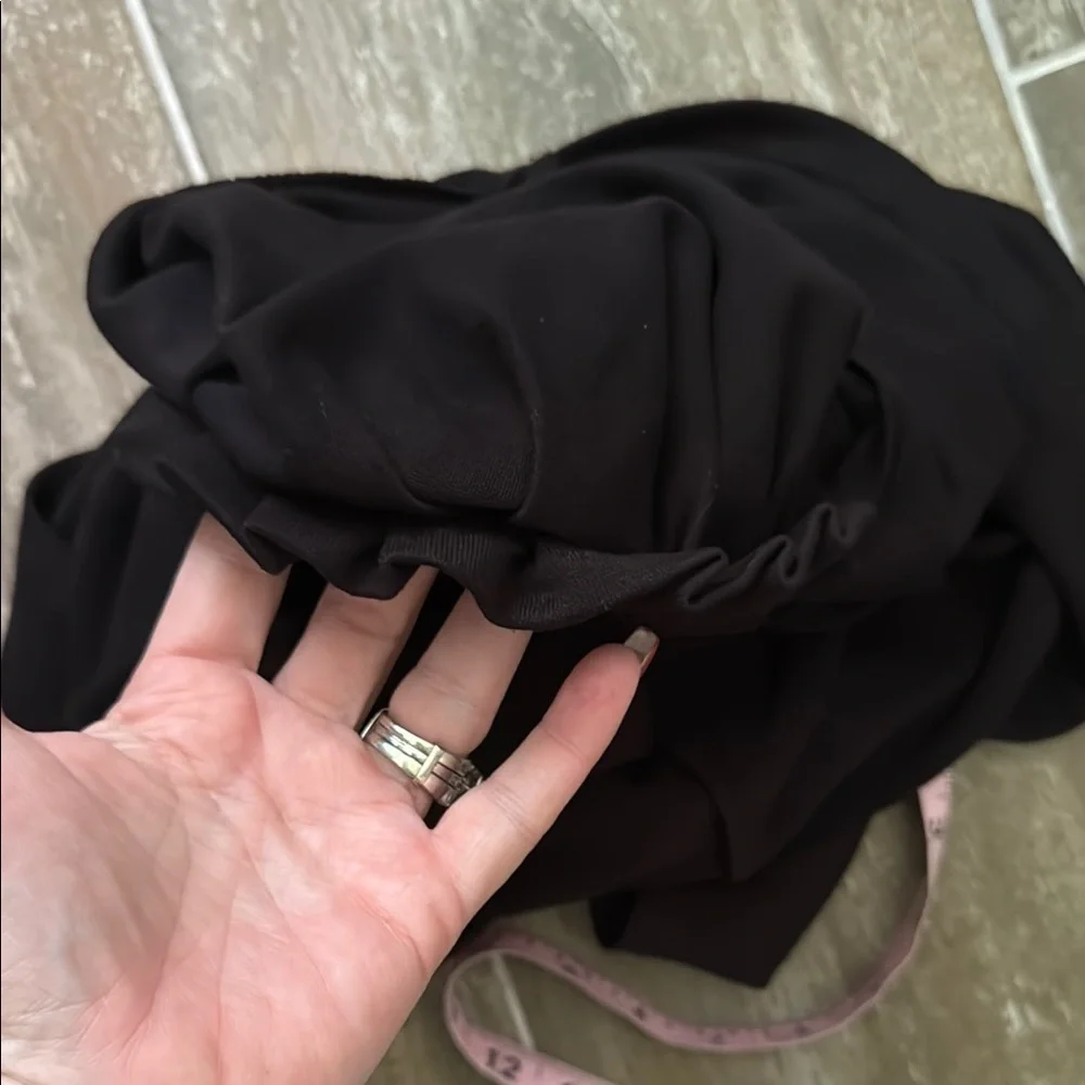 Free People Black Puff Sleeve Blouse